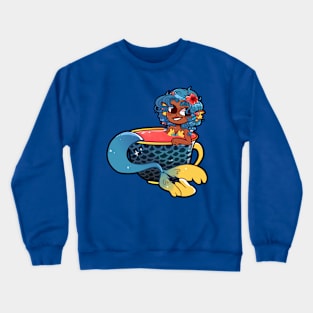 Hibiscus Sea Crewneck Sweatshirt